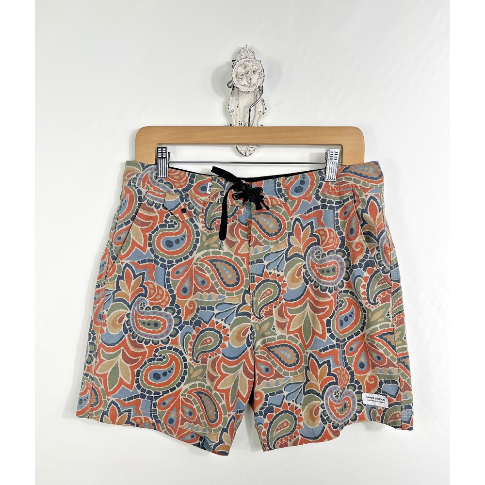 Banks Journal Mens Board Shorts Orange‎ Size 30 Vibes Beach Surf